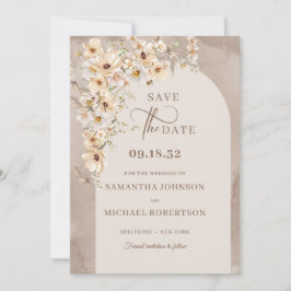 Wildblume boho minimalistisch modern Save the Date