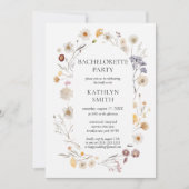 Wildblume Boho Moderner Junggeselinnen-Abschied Einladung (Vorderseite)