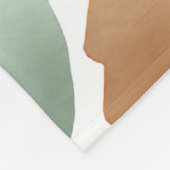 Wildblume Boho Soft Pastell Spring Fleecedecke (Ecke)