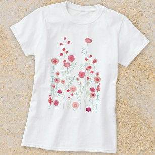 Wildblume Boho T-Shirt