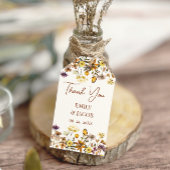 Wildblume Boho Wedding Geschenkanhänger