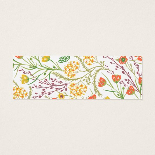 Wildblume Boho Wedding Gift Registry QR Code (Rückseite)