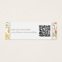 Wildblume Boho Wedding Gift Registry QR Code