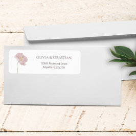 Wildblume Boho Wedding Rücksendeadresse