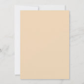 Wildblume Boho Wedding Save The Date (Rückseite)
