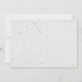 Wildblume Boho Wedding speichert das Datum Save The Date (Rückseite)