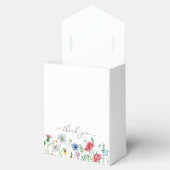 Wildblume Boho Wedding Vielen Dank Geschenkschachtel (Geöffnet)