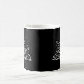 Wildblume Book Reading Book Butterfly Kaffeetasse (Mittel)