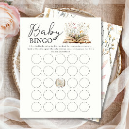 Wildblume | Book Theme Baby Bingo Game Sheets