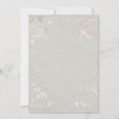 Wildblume | Book Theme Baby Shower Einladung (Rückseite)