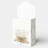 Wildblume | Book Theme Baby Shower Geschenkschachtel (Geöffnet)