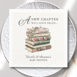 Wildblume | Book Theme Baby Shower Serviette