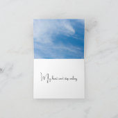 Wildblume Border and Butterfly Danke (Innenseite)