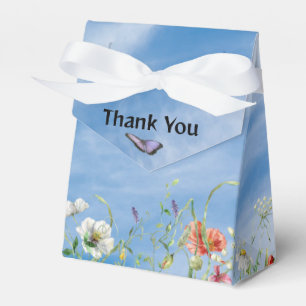 Wildblume Border and Butterfly Geschenkschachtel