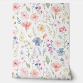 Wildblume Botanische Wiese Tapete (Abrollen)