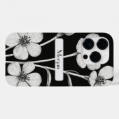Wildblume Botanischer Blumenkohl Personalisiert Case-Mate iPhone Hülle (Rückseite (Horizontal))