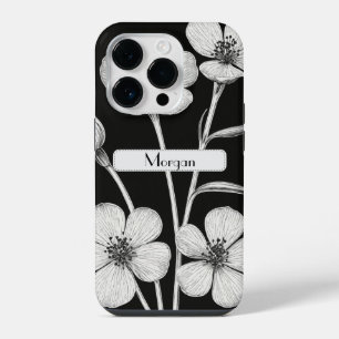 Wildblume Botanischer Blumenkohl Personalisiert iPhone 14 Pro Hülle