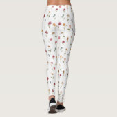 Wildblume Botanischer Garten Leggings (Rückseite)