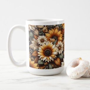 Wildblume Botanisches Design 🌷 Kaffee Tasse 15oz