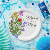 Wildblume Bouquet-23387- Pappteller (Party)