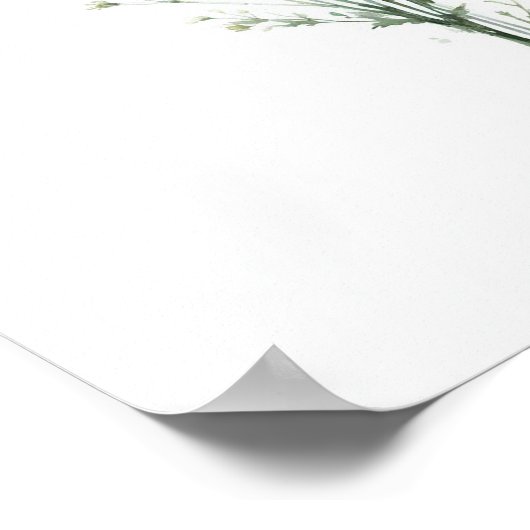 Wildblume Bouquet 2 Poster (Ecke)