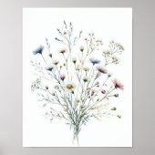 Wildblume Bouquet 4 Poster (Vorne)