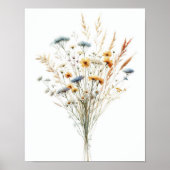 Wildblume Bouquet 5 Poster (Vorne)