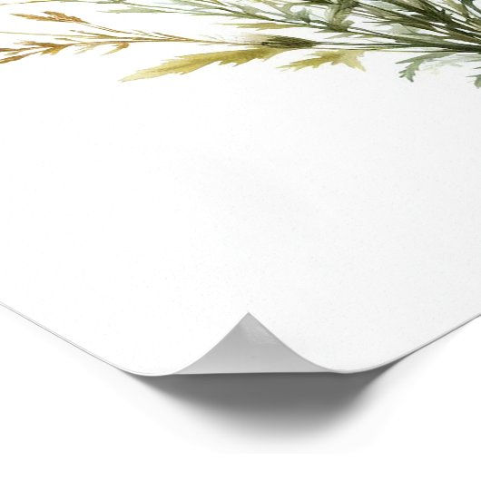 Wildblume Bouquet 6 Poster (Ecke)