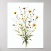 Wildblume Bouquet 6 Poster (Vorne)