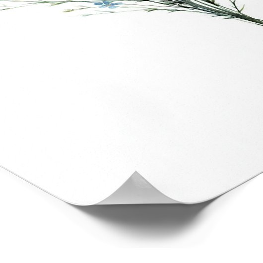 Wildblume Bouquet 7 Poster (Ecke)