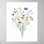 Wildblume Bouquet 8 Poster (Vorne)