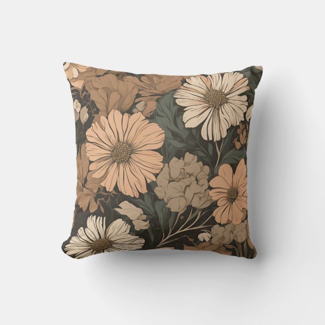 Wildblume Bouquet Cotattcore D16 Kissen (Vorderseite)