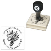Wildblume Bouquet CUSTOM Bestellung Vielen Dank Gummistempel (Stempel)