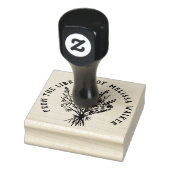 Wildblume Bouquet CUSTOM Personalisiert Gummistempel (Stempel)