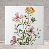 Wildblume Bouquet Fliese