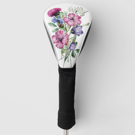 Wildblume Bouquet Golf Headcover (Vorderseite)