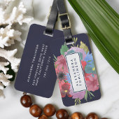 Wildblume Bouquet Personalisiert Gepäckanhänger