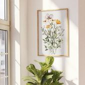 Wildblume Bouquet Poster