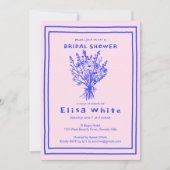 Wildblume Bouquet Rustic Whimsical Brautparty Einladung (Vorderseite)