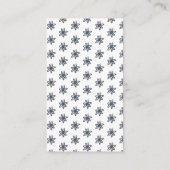 Wildblume Bouquet Rustic Whimsical QR Code Bridal Begleitkarte (Rückseite)