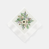 Wildblume Bouquet Serviette (Ecke)