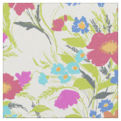 Wildblume Bouquet Stoff (Nahaufnahme)