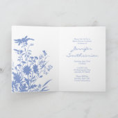 Wildblume Brautdusche Einladung - 12x18 Card (Innenseite)