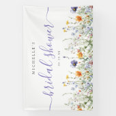 Wildblume Brautparty Banner (Vertikal)