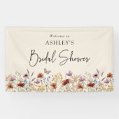 Wildblume Brautparty Banner (Horizontal)