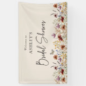 Wildblume Brautparty Banner (Vertikal)