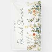 Wildblume Brautparty Banner (Vertikal)