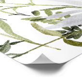 Wildblume Brautparty Begrüßungszeichen Poster (Ecke)