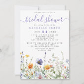 Wildblume Brautparty Einladung (Vorderseite)