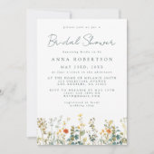 Wildblume Brautparty Einladung (Vorderseite)